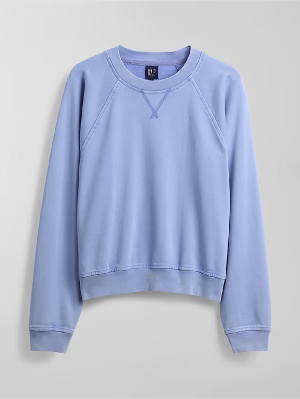 GAP VintageSoft Women’s Terry Raglan Crewneck Sweatshirt